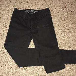 Black American Eagle jeggings